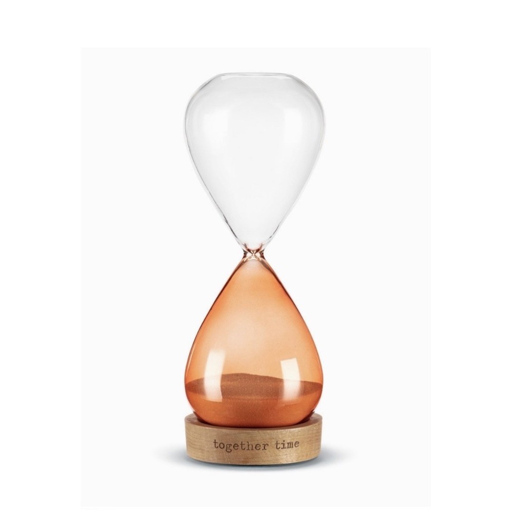 Demdaco Sand Glass 30 Min Timer "Together Time" Orange NIB (C7)